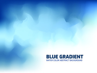 Wall Mural - blue tone digital color water abstract background.