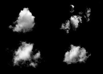 Wall Mural - white cloud object for nature design summer background