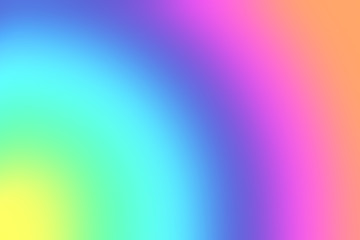 Wall Mural - abstract art fancy background, rainbow pattern blur background.