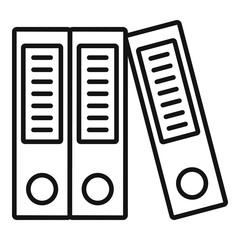 Poster - archive folder icon. outline archive folder vector icon for web design isolated on white background