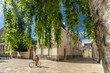 Dijon, France - Lovely Morning on the Streets in the Old Town of Dijon