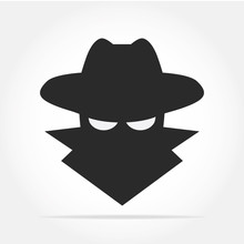 Spyware Icon In Simple Design. Vector Illustration