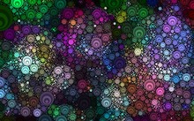 Beautiful Color Dot Fizzy Bubble Style Pattern Abstract Background
