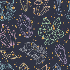 Wall Mural - New Crystals Set