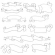 © savanno - Paper scrolls. Hand drawn sketch