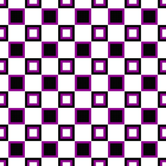 Poster - Abstract geometrical square pattern background - vector graphic design