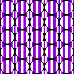 Poster - Simple seamless pattern - vector circle background design