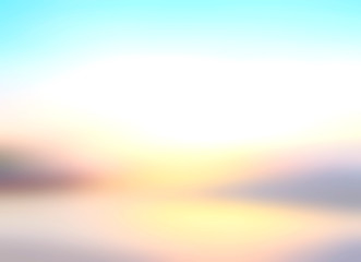 Wall Mural - abstract blur beach sunset texture background