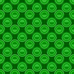 Poster - Abstract geometrical circle pattern design background - color vector graphic