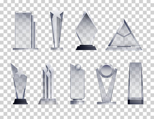 Poster - Trophies Transparent Set