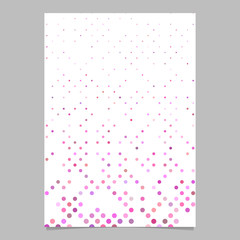 Poster - Geometrical circle pattern background poster template - vector graphic
