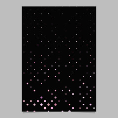 Poster - Abstract seamless circle pattern poster background template - vector design