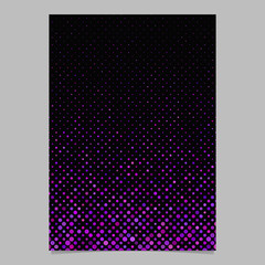 Poster - Geometric dot pattern background flyer template - vector illustration