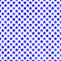 Fototapete - Abstract seamless pentagram pattern - vector background illustration