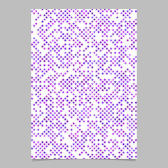 Fototapete - Purple geometrical pentagram star shape pattern background brochure template design