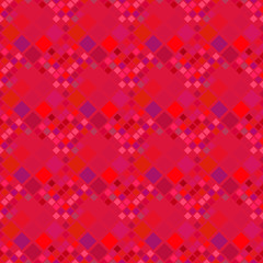 Poster - Abstract red diagonal square pattern background - crimson vector illustration from squares