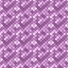 Poster - Diagonal square pattern background - geometrical lavender abstract vector graphic design