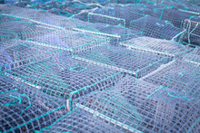 Close Up Of Fishing Cages