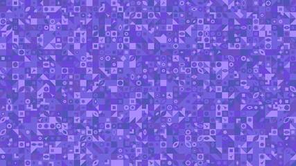 Poster - Abstract geometrical pattern website background - colorful random chaotic vector design