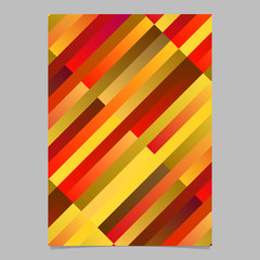 Poster - Colorful trendy gradient modern stripe poster template - abstract vector brochure background graphic