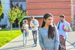 © MDBPIXS - Students walking outside university campus
