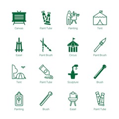 Poster - canvas icons