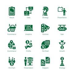 Sticker - chart icons