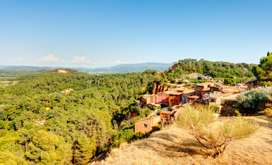 Wall Mural - Roussillon, Vaucluse, France