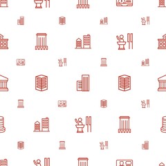 Wall Mural - government icons pattern seamless white background