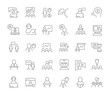 © M.Style - Set Vector Line Icons of Business Training