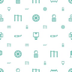 Sticker - professional icons pattern seamless white background