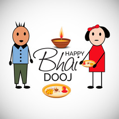 Sticker - Happy Bhai Dooj.