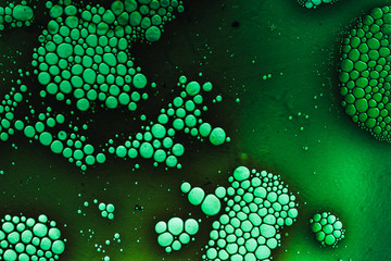 alien green material, surreal texture background macro photograph