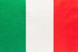 © nikol85 - Italy national fabric flag, textile background. Symbol of international world European country.