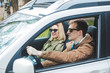 © phpetrunina14 - happy couple car travel concept