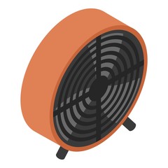 Poster - plastic ventilator icon. isometric of plastic ventilator vector icon for web design isolated on whit