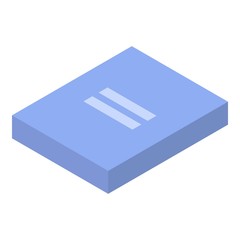 Poster - Lab folder icon. Isometric of lab folder vector icon for web design isolated on white background