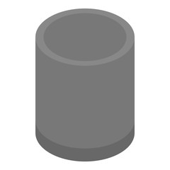 Poster - Smart speaker icon. Isometric of smart speaker vector icon for web design isolated on white background