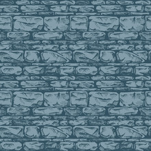 Blue Stone Wall Texture