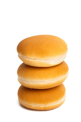 Wall Mural - hamburger buns isolated