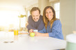 © Krakenimages.com - Beautiful romantic middle age couple having healthy breaskfast in the morning at home