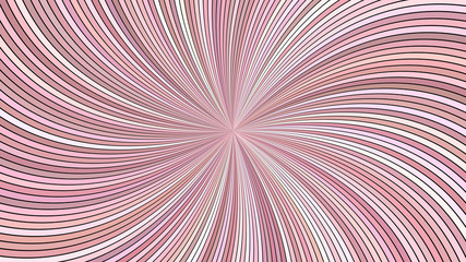 Poster - Pink hypnotic abstract spiral background - vector illustration from curved rays
