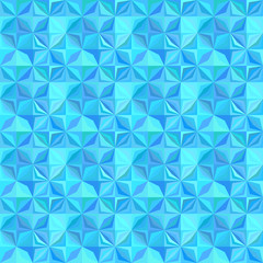 Poster - Blue seamless striped shape pattern - vector tiled mosaic background graphic