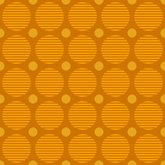 Poster - Abstract seamless circle pattern background design - colored vector illustration
