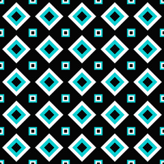 Poster - Abstract geometrical square pattern background - vector graphic design