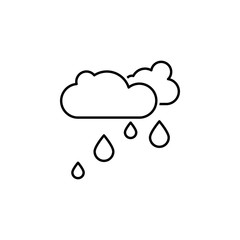 Poster - Ecology environment rain icon. Element of ecology environment icon