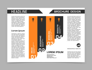 Sticker - Business brochure or web banner design