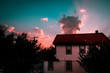 © Matthew - sunset over house