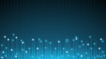 Poster - abstract blue background