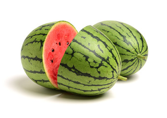 Wall Mural - Watermelon isolated on white background